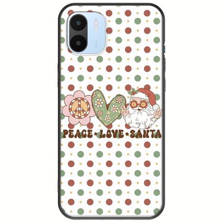 Peace Love Santa Xiaomi Redmi A2 Black TPU (Μαύρη Σιλικόνη)