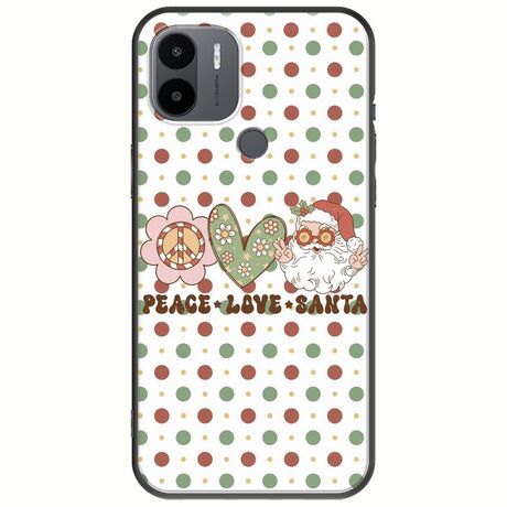 Peace Love Santa Xiaomi Redmi A2 Plus Black TPU (Μαύρη Σιλικόνη)