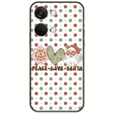 Peace Love Santa OnePlus Nord 3 5G Black TPU (Μαύρη Σιλικόνη)