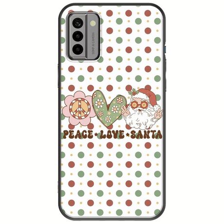 Peace Love Santa Nokia G22 Black TPU (Μαύρη Σιλικόνη)