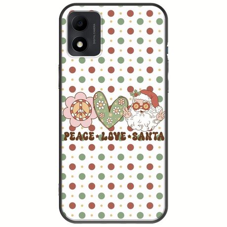 Peace Love Santa TCL 305i Black TPU (Μαύρη Σιλικόνη)