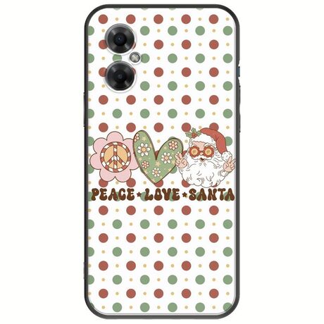 Peace Love Santa Xiaomi Poco M4 5G Black TPU (Μαύρη Σιλικόνη)
