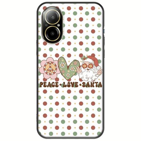 Peace Love Santa Realme C67 4G Black TPU (Μαύρη Σιλικόνη)