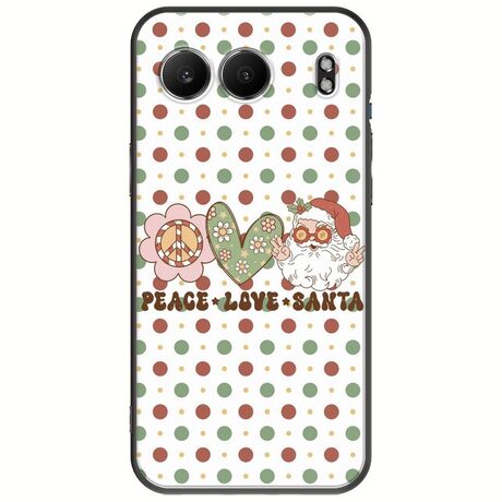 Peace Love Santa OnePlus Nord 4 5G Black TPU (Μαύρη Σιλικόνη)