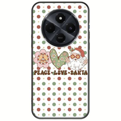 Peace Love Santa Xiaomi Poco C75 4G Black TPU (Μαύρη Σιλικόνη)