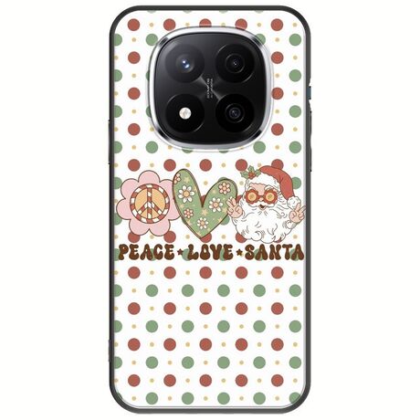 Peace Love Santa Xiaomi Poco X7 5G Black TPU (Μαύρη Σιλικόνη)