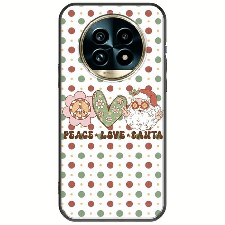 Peace Love Santa Realme 13 Pro 5G Black TPU (Μαύρη Σιλικόνη)