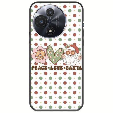 Peace Love Santa TCL 60R 5G Black TPU (Μαύρη Σιλικόνη)