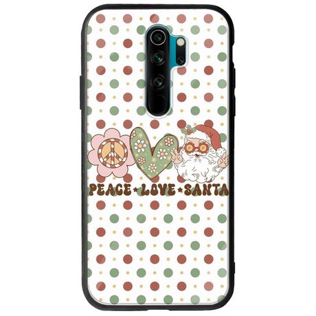 Peace Love Santa Xiaomi Redmi Note 8 Pro Groove TPU (Tempered Glass και TPU)