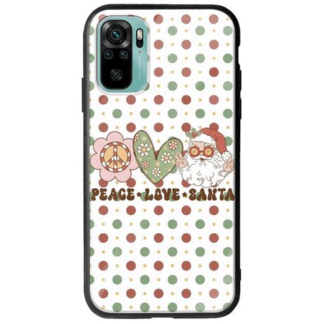 Peace Love Santa Xiaomi Redmi Note 10 / 10s Groove TPU (Tempered Glass και TPU)