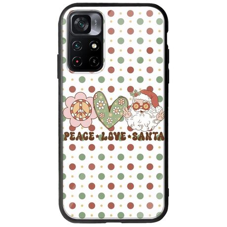Peace Love Santa Xiaomi Poco M4 Pro 5G Groove TPU (Tempered Glass και TPU)