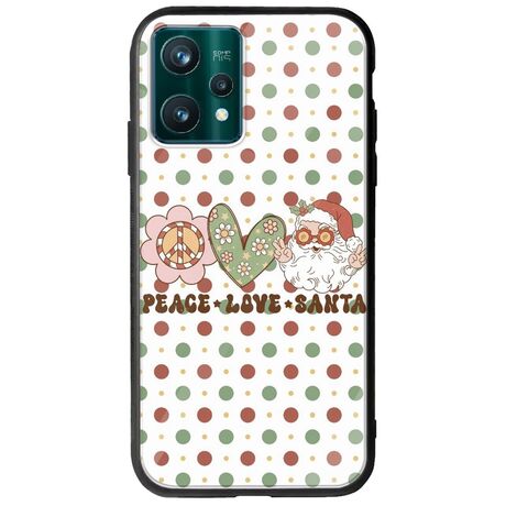 Peace Love Santa Realme 9 Pro Groove TPU (Tempered Glass και TPU)