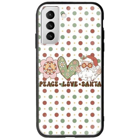 Peace Love Santa Samsung Galaxy S22 Plus Groove TPU (Tempered Glass και TPU)