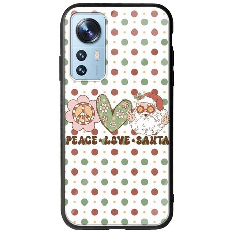 Peace Love Santa Xiaomi 12 / 12X Groove TPU (Tempered Glass και TPU)