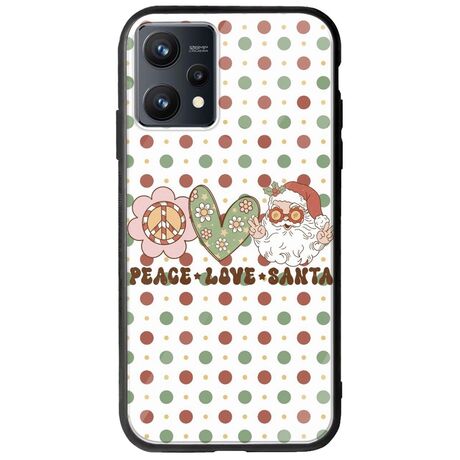 Peace Love Santa Realme 9 4G Groove TPU (Tempered Glass και TPU)