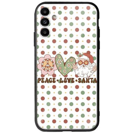 Peace Love Santa Samsung Galaxy A04s Groove TPU (Tempered Glass και TPU)