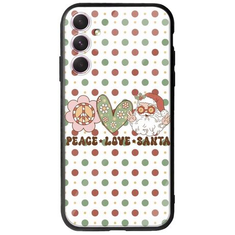 Peace Love Santa Samsung Galaxy A14 5G Groove TPU (Tempered Glass και TPU)