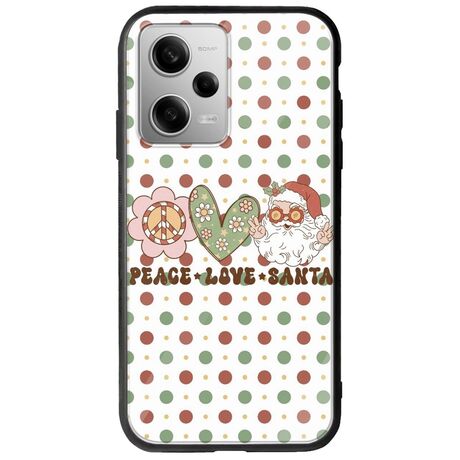 Peace Love Santa Xiaomi Redmi Note 12 Pro 5G Groove TPU (Tempered Glass και TPU)
