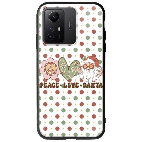 Peace Love Santa Xiaomi Redmi Note 12S Groove TPU (Tempered Glass και TPU)
