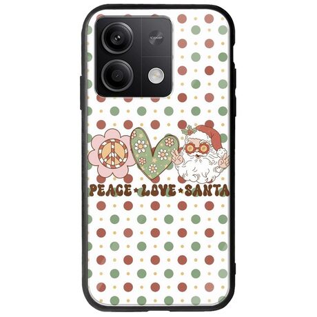 Peace Love Santa Xiaomi Redmi Note 13 Pro 5G Groove TPU (Tempered Glass και TPU)