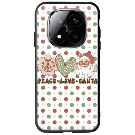 Peace Love Santa Xiaomi Redmi Note 14 Pro+ 5G Groove TPU (Tempered Glass και TPU)