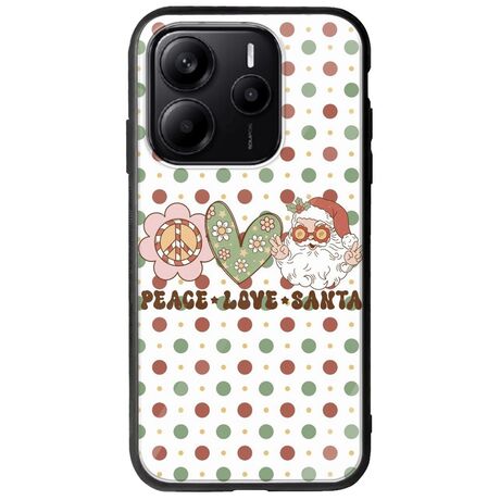 Peace Love Santa Xiaomi Redmi Note 14 5G Groove TPU (Tempered Glass και TPU)