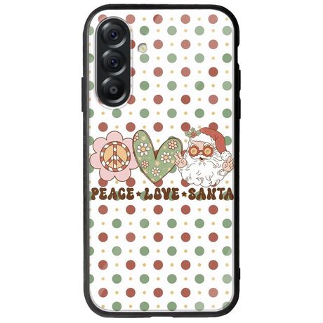 Peace Love Santa Samsung Galaxy A56 5G Groove TPU (Tempered Glass και TPU)