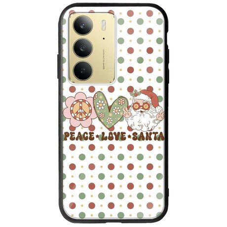 Peace Love Santa Realme 14x 5G Groove TPU (Tempered Glass και TPU)
