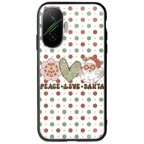 Peace Love Santa Xiaomi Poco F7 5G Groove TPU (Tempered Glass και TPU)
