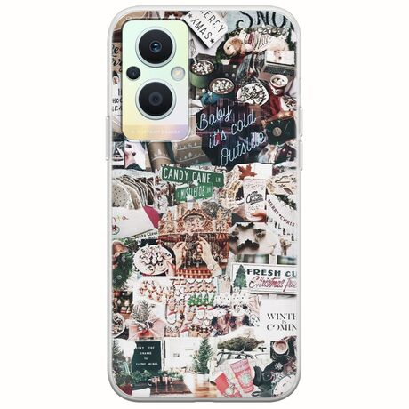 Baby Its Cold Outside Oppo Reno 7 Lite 5G Flexible TPU (Διάφανη Σιλικόνη)