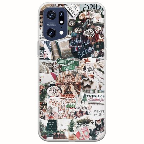 Baby Its Cold Outside Oppo Find X5 Pro 5G Flexible TPU (Διάφανη Σιλικόνη)