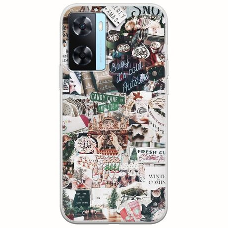 Baby Its Cold Outside Oppo A77 5G Flexible TPU (Διάφανη Σιλικόνη)