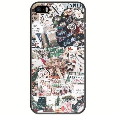 Baby Its Cold Outside iPhone 5/5s/SE 2016 Black TPU (Μαύρη Σιλικόνη)