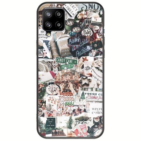 Baby Its Cold Outside Samsung Galaxy A22 4G Black TPU (Μαύρη Σιλικόνη)