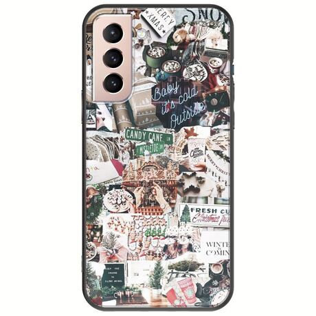 Baby Its Cold Outside Samsung Galaxy S21 FE 5G Black TPU (Μαύρη Σιλικόνη)