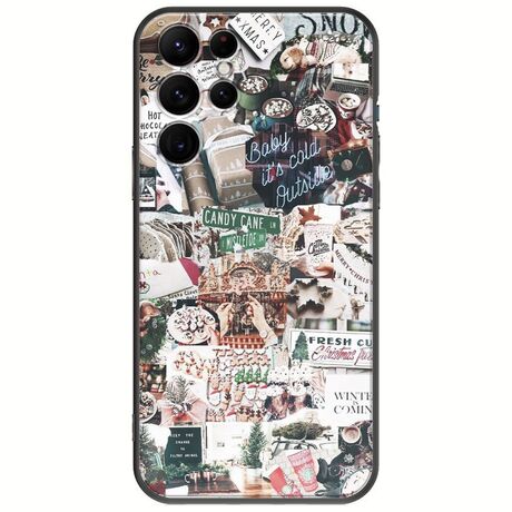 Baby Its Cold Outside Samsung Galaxy S22 Ultra Black TPU (Μαύρη Σιλικόνη)