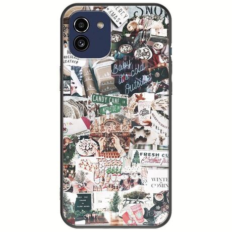 Baby Its Cold Outside Samsung Galaxy A03 Black TPU (Μαύρη Σιλικόνη)