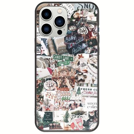 Baby Its Cold Outside iPhone 14 Pro Black TPU (Μαύρη Σιλικόνη)