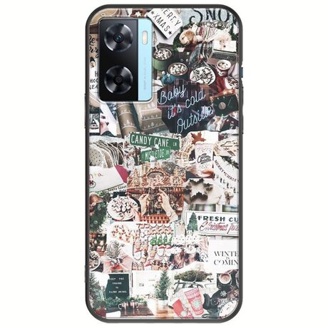 Baby Its Cold Outside Oppo A77 5G Black TPU (Μαύρη Σιλικόνη)