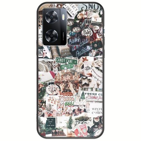 Baby Its Cold Outside Oppo A57 4G Black TPU (Μαύρη Σιλικόνη)