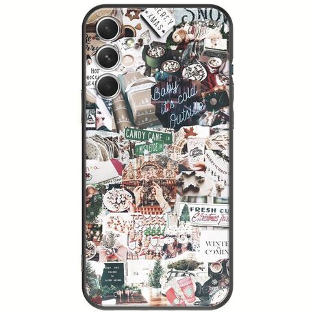 Baby Its Cold Outside Samsung Galaxy A34 5G Black TPU (Μαύρη Σιλικόνη)