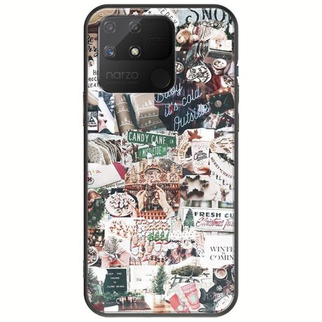 Baby Its Cold Outside Realme Narzo 50A Black TPU (Μαύρη Σιλικόνη)