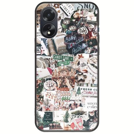 Baby Its Cold Outside Oppo A38 Black TPU (Μαύρη Σιλικόνη)