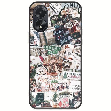 Baby Its Cold Outside Oppo A18 4G Black TPU (Μαύρη Σιλικόνη)