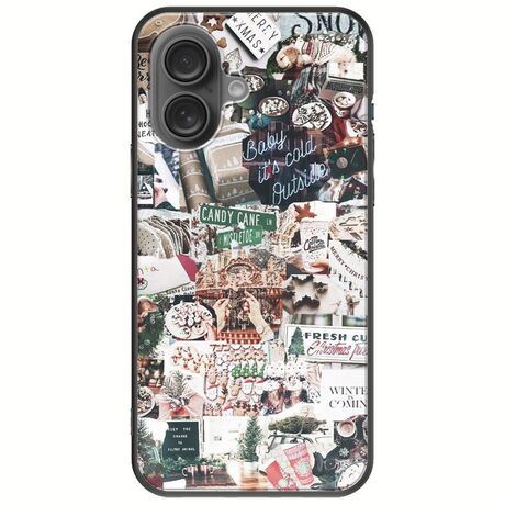 Baby Its Cold Outside iPhone 16 Plus Black TPU (Μαύρη Σιλικόνη)