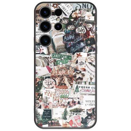 Baby Its Cold Outside Samsung Galaxy S25 Ultra 5G Black TPU (Μαύρη Σιλικόνη)