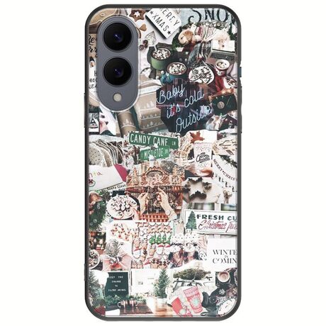 Baby Its Cold Outside Samsung Galaxy S25 Edge 5G Black TPU (Μαύρη Σιλικόνη)