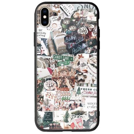 Baby Its Cold Outside iPhone X / XS Groove TPU (Tempered Glass και TPU)