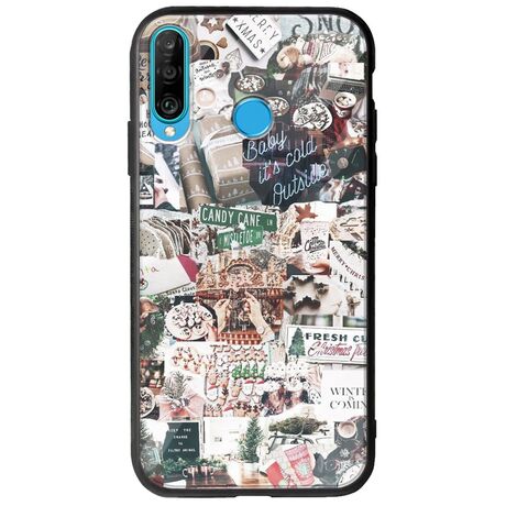 Baby Its Cold Outside Huawei P30 Lite Groove TPU (Tempered Glass και TPU)