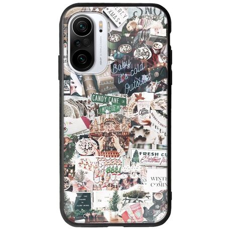 Baby Its Cold Outside Xiaomi Poco F3 Groove TPU (Tempered Glass και TPU)